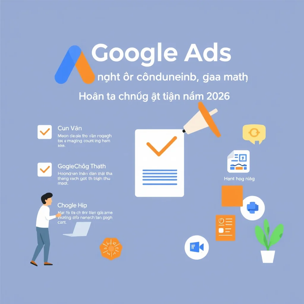 Google Ads Cho Dịch Vụ: Checklist Hoàn Chỉnh Để Không "Đốt Tiền" Năm 2026